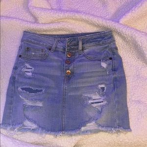 jean skirt